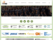 Tablet Screenshot of fpadelib.es